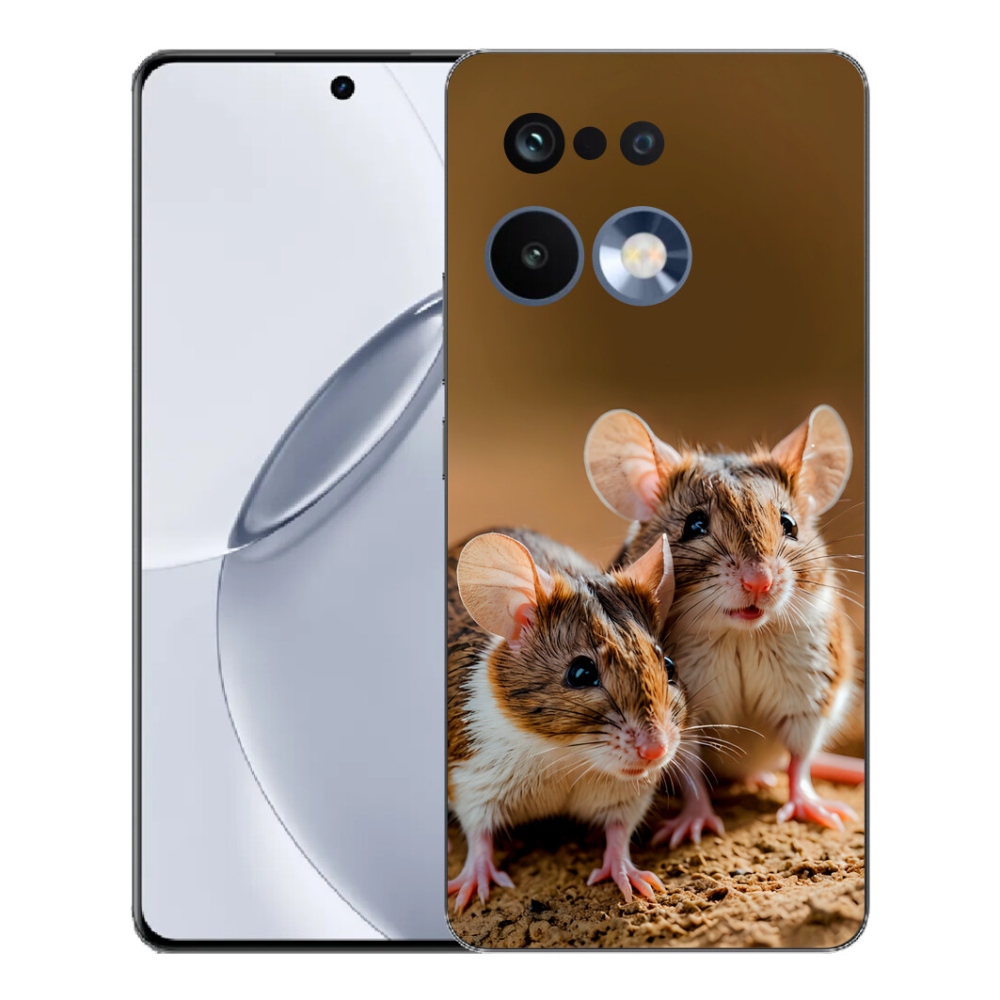 Gelový kryt mmCase na Realme 16 Pro+ - myší duo