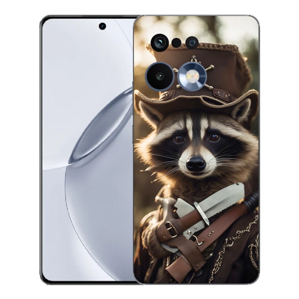 Gelový kryt mmCase na Realme 16 Pro+ - mýval v uniformě