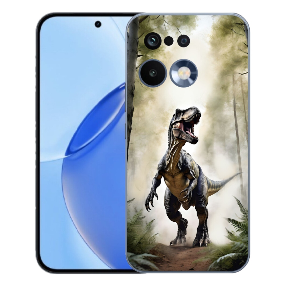 Gelový kryt mmCase na Realme 16 Pro - naštvaný T-Rex