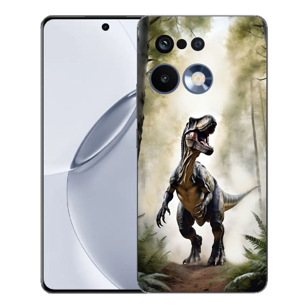 Gelový kryt mmCase na Realme 16 Pro+ - naštvaný T-Rex