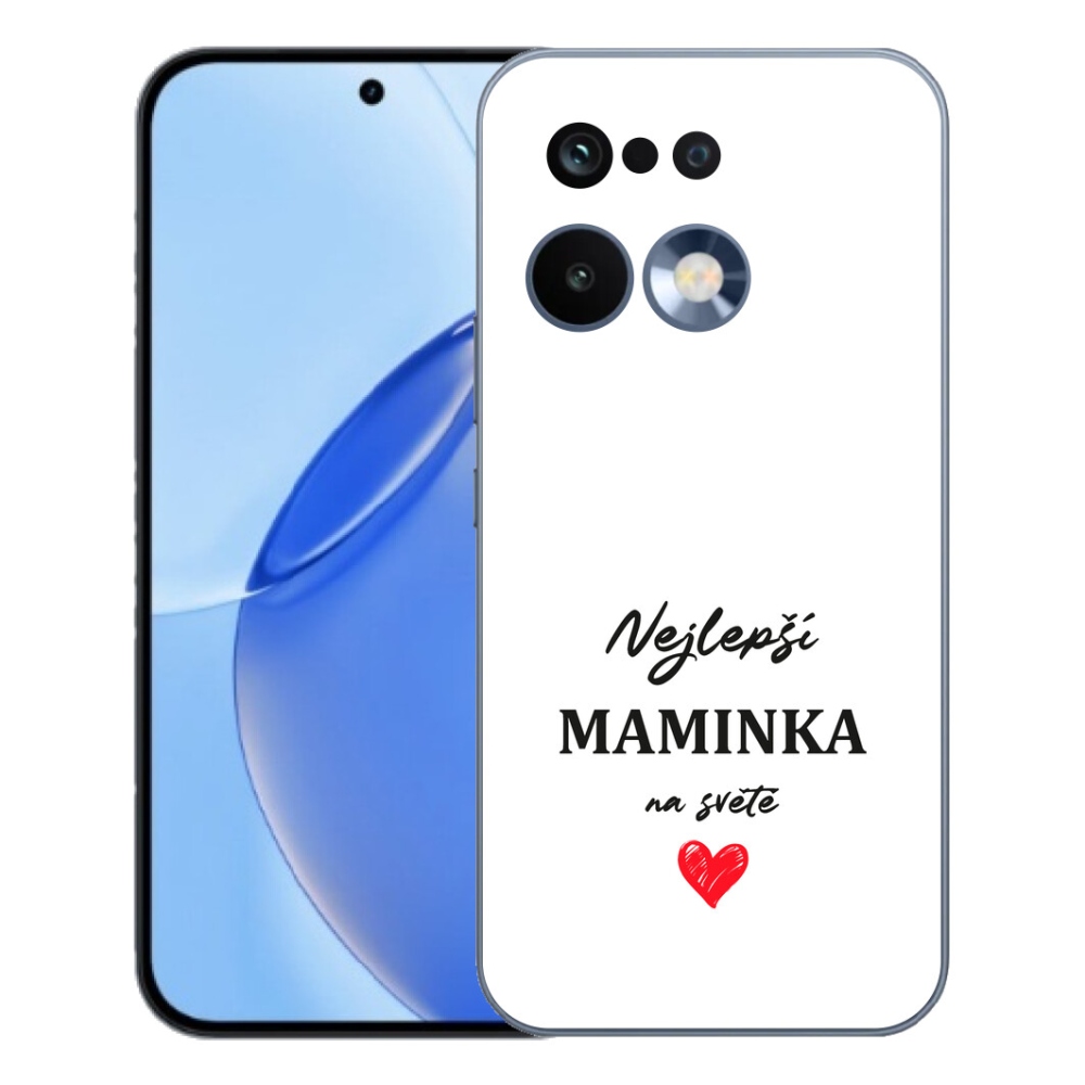 Gelový kryt mmCase na Realme 16 Pro - nejlepší maminka 1 bílé pozadí