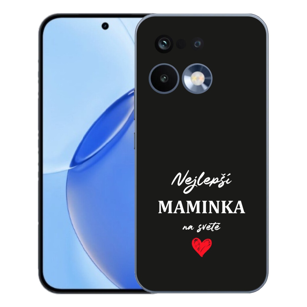 Gelový kryt mmCase na Realme 16 Pro - nejlepší maminka 1 černé pozadí