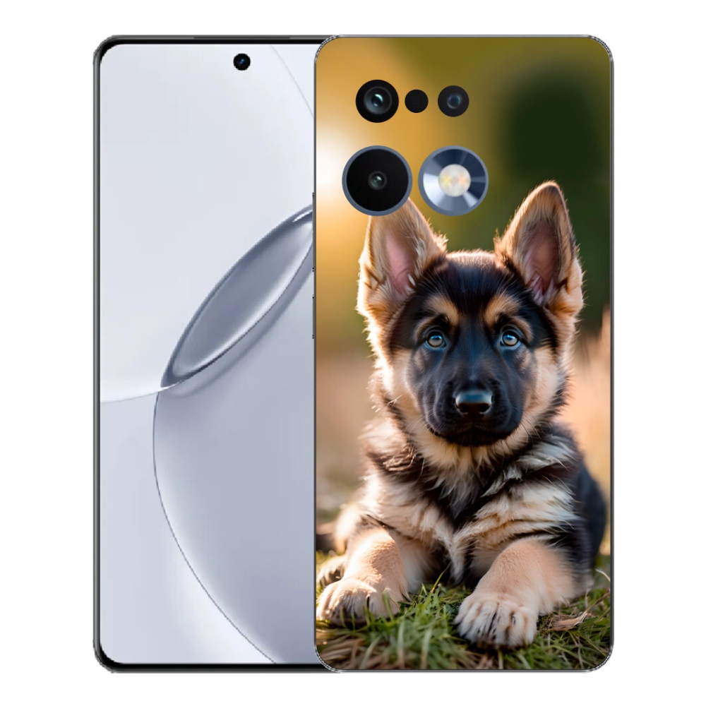 Gelový kryt mmCase na Realme 16 Pro+ - německý ovčák v přírodě
