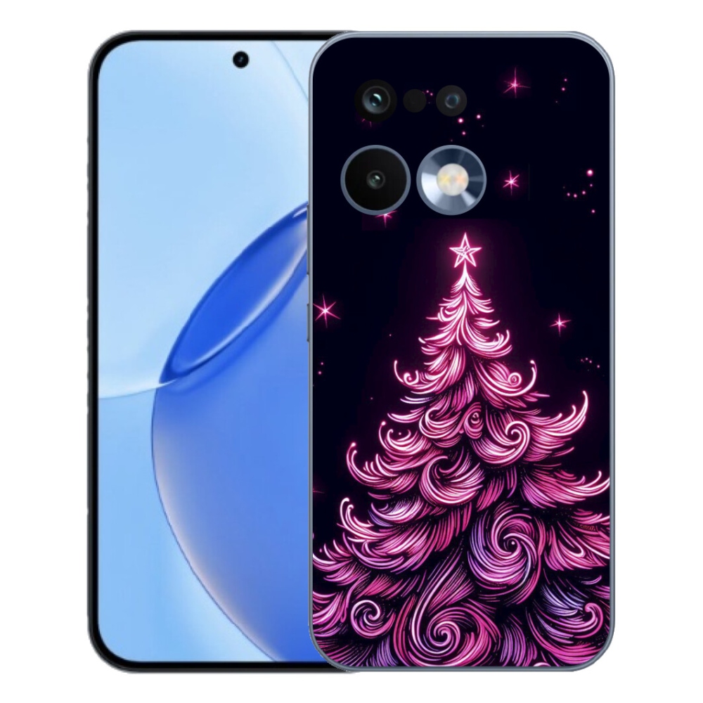 Gelový kryt mmCase na Realme 16 Pro - neonový vánoční stromek 2
