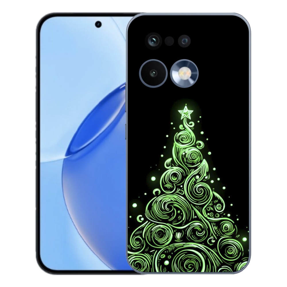 Gelový kryt mmCase na Realme 16 Pro - neonový vánoční stromek 3