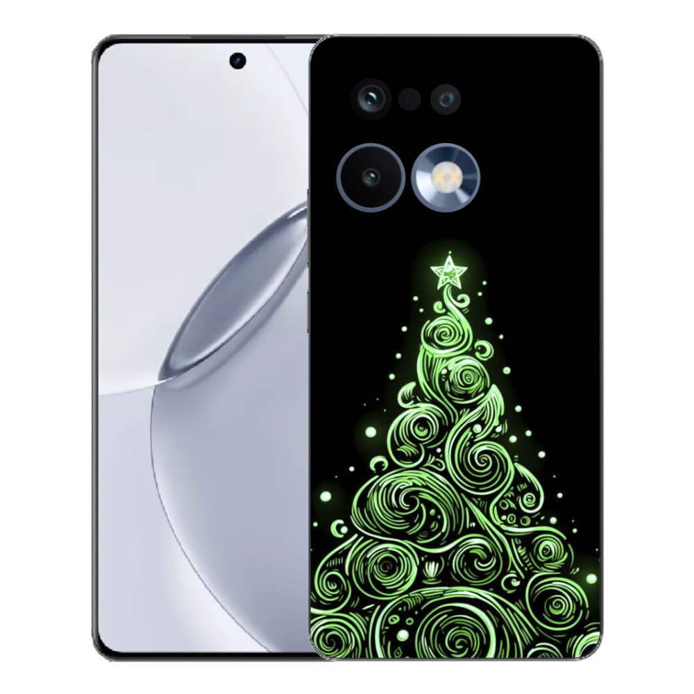 Gelový kryt mmCase na Realme 16 Pro+ - neonový vánoční stromek 3
