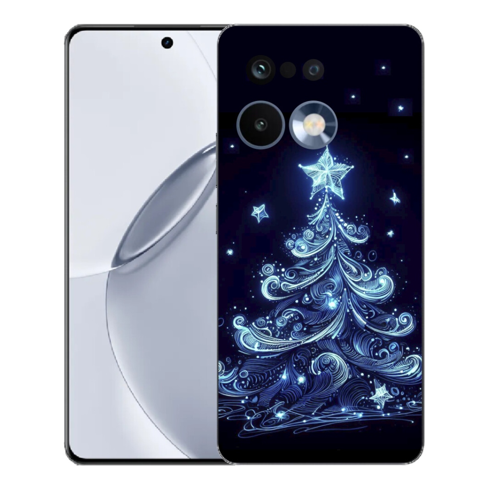 Gelový kryt mmCase na Realme 16 Pro+ - neonový vánoční stromek 4