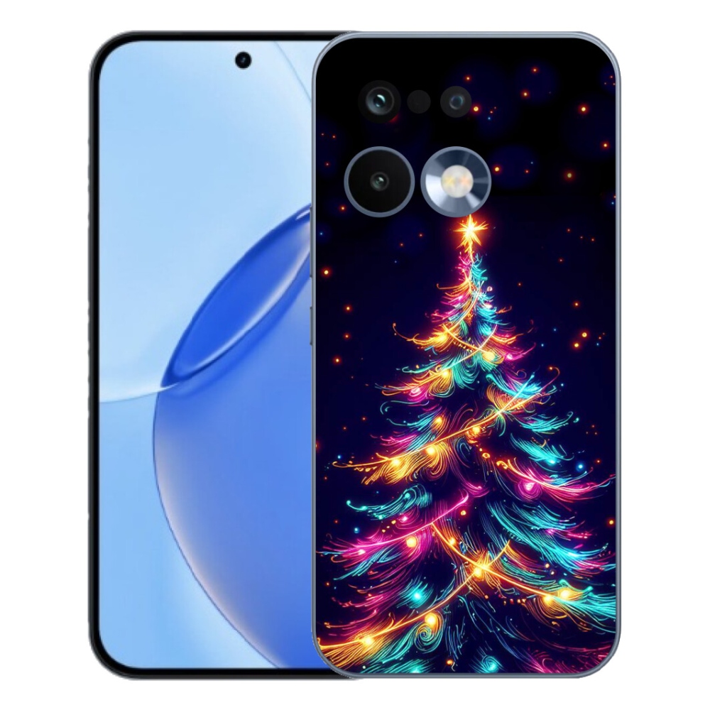 Gelový kryt mmCase na Realme 16 Pro - neonový vánoční stromek