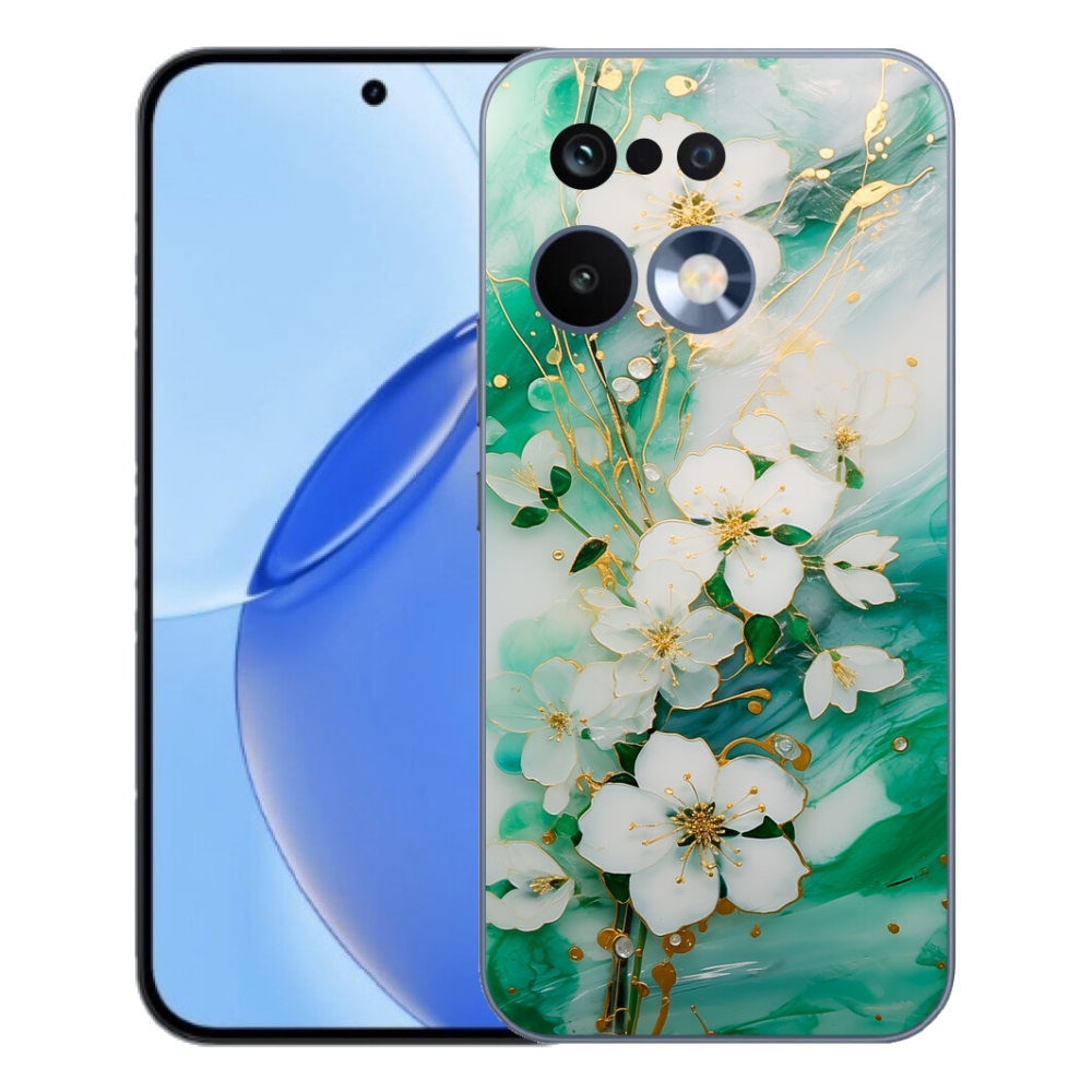 Gelový kryt mmCase na Realme 16 Pro - něžné květy