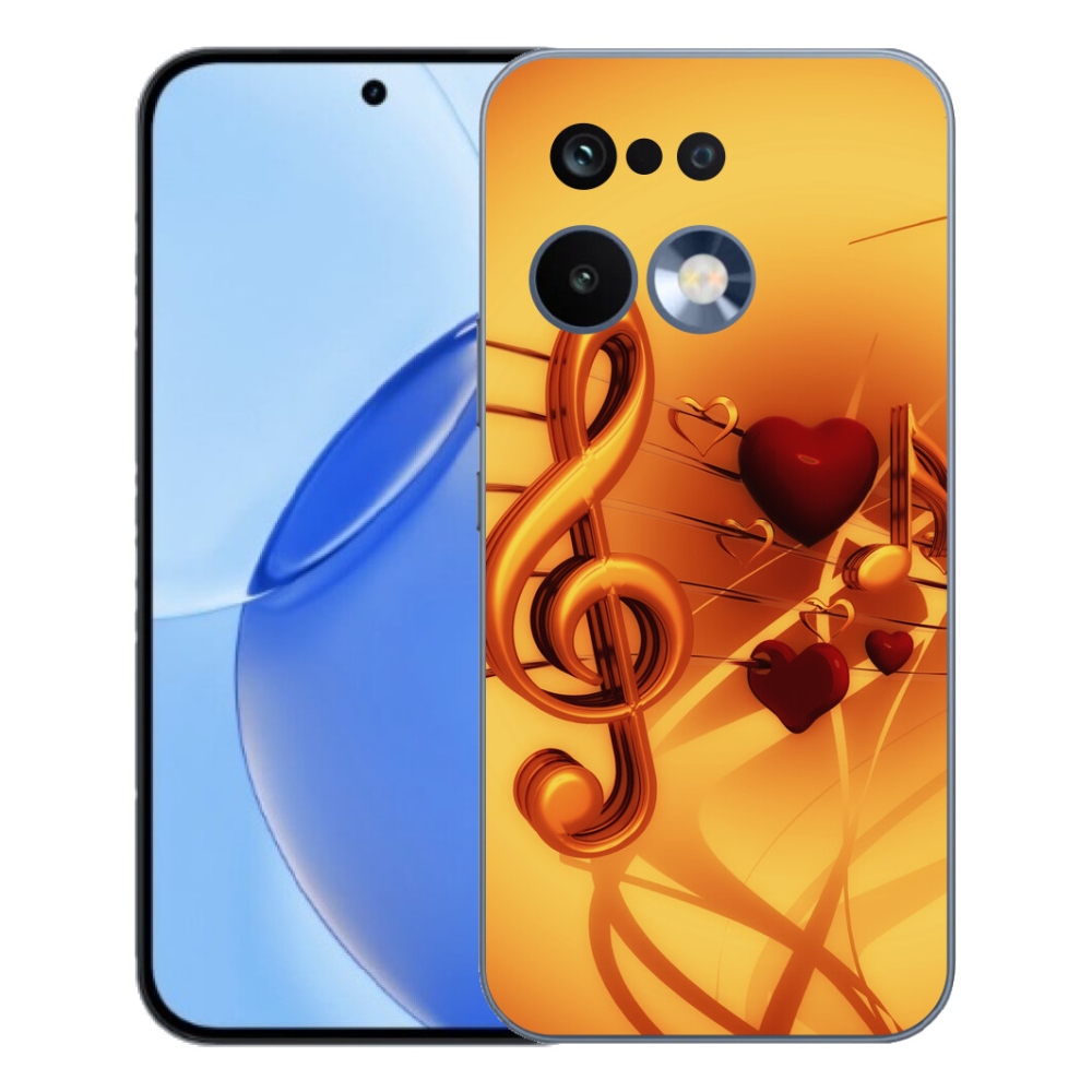 Gelový kryt mmCase na Realme 16 Pro - noty