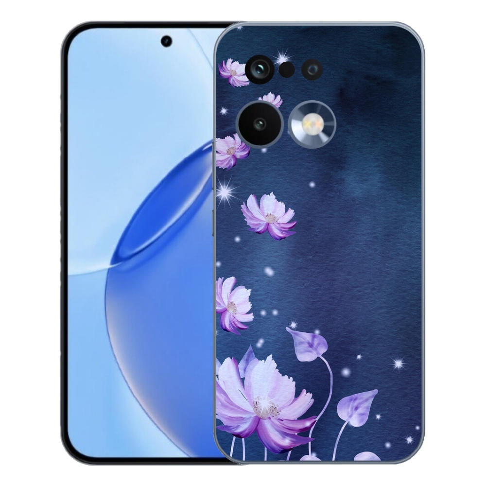 Gelový kryt mmCase na Realme 16 Pro - padající květy