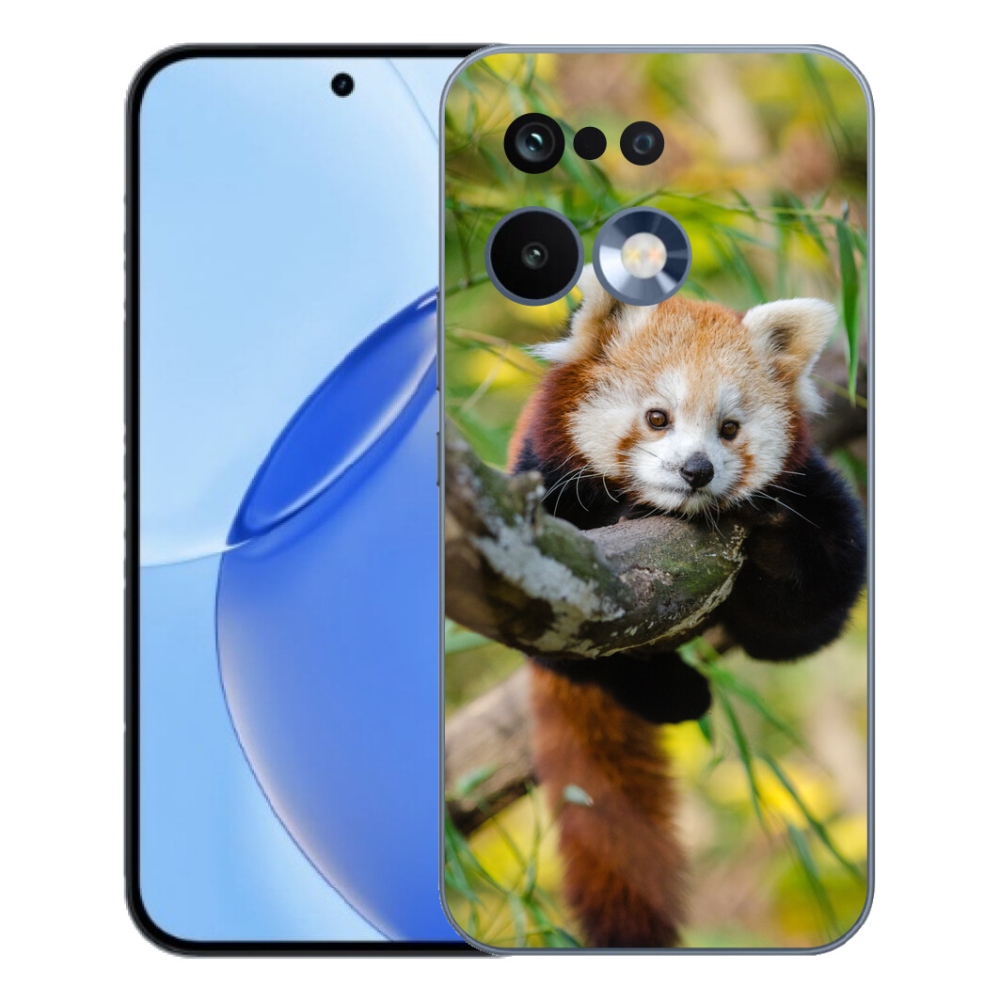 Gelový kryt mmCase na Realme 16 Pro - panda červená