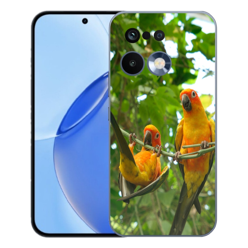 Gelový kryt mmCase na Realme 16 Pro - papoušci aratingy