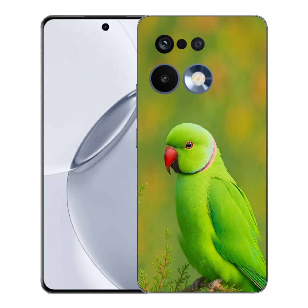 Gelový kryt mmCase na Realme 16 Pro+ - papoušek alexandr 2
