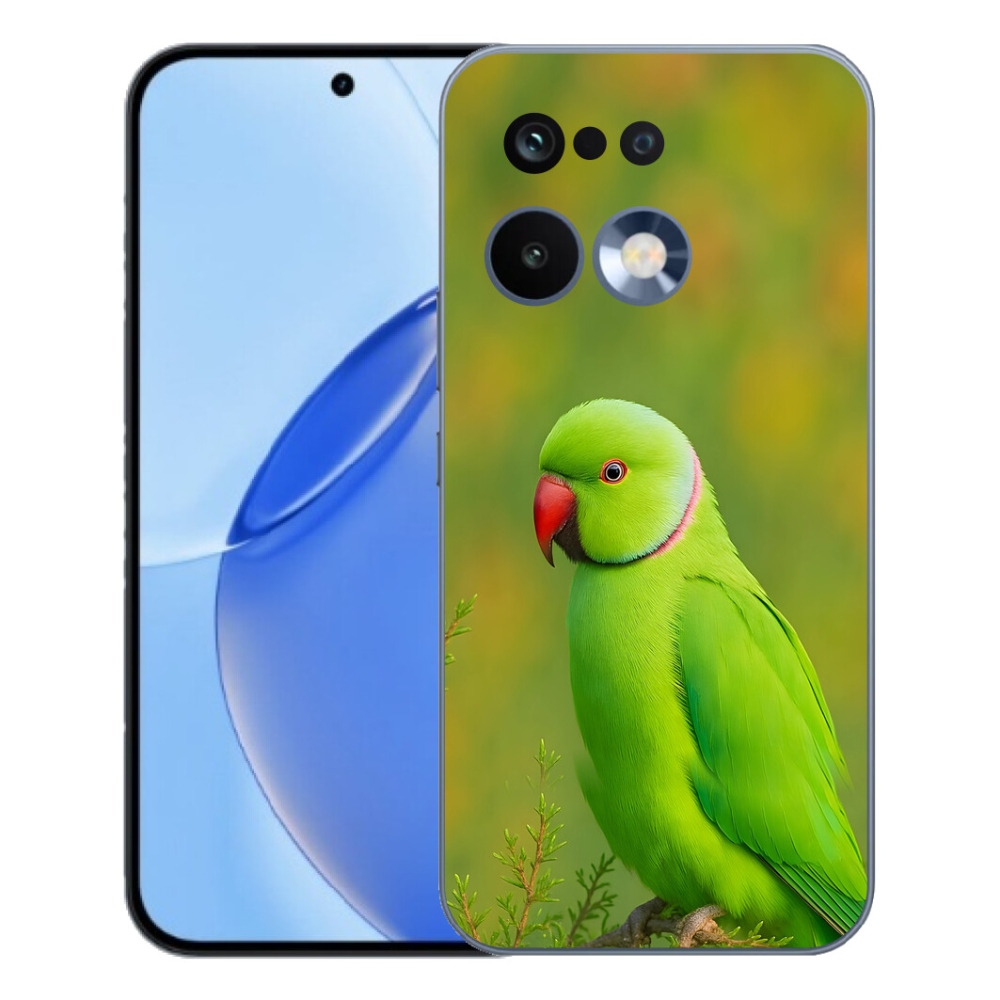 Gelový kryt mmCase na Realme 16 Pro - papoušek alexandr 2