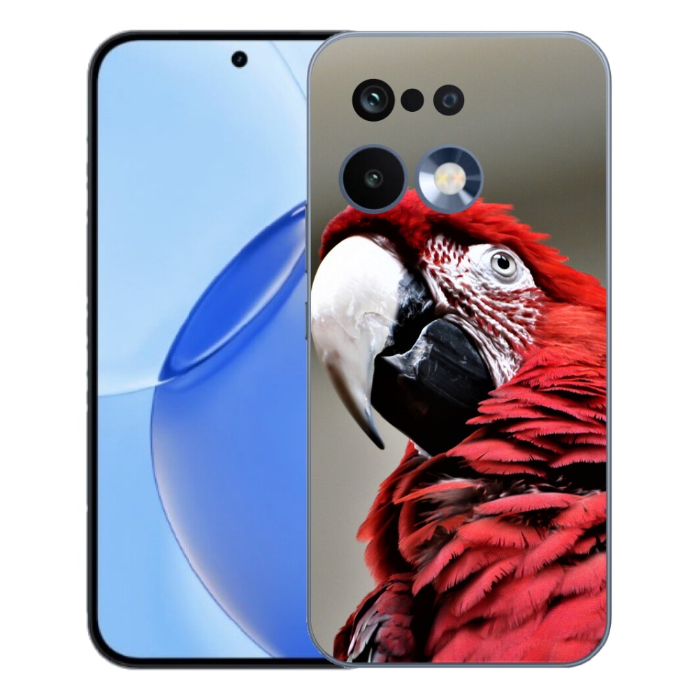 Gelový kryt mmCase na Realme 16 Pro - papoušek ara červený
