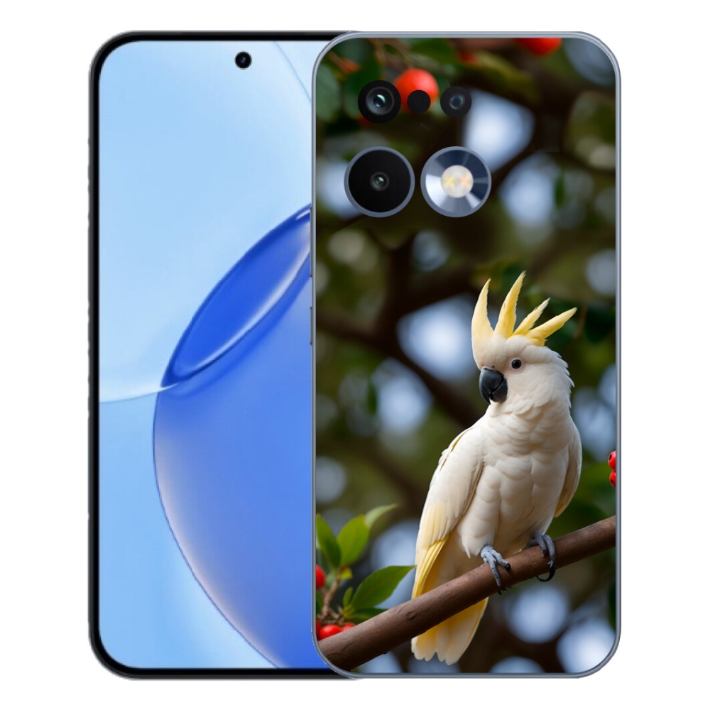 Gelový kryt mmCase na Realme 16 Pro - papoušek kakadu 3