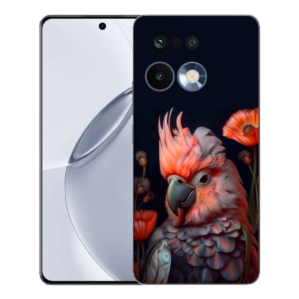 Gelový kryt mmCase na Realme 16 Pro+ - papoušek kakadu v barvách