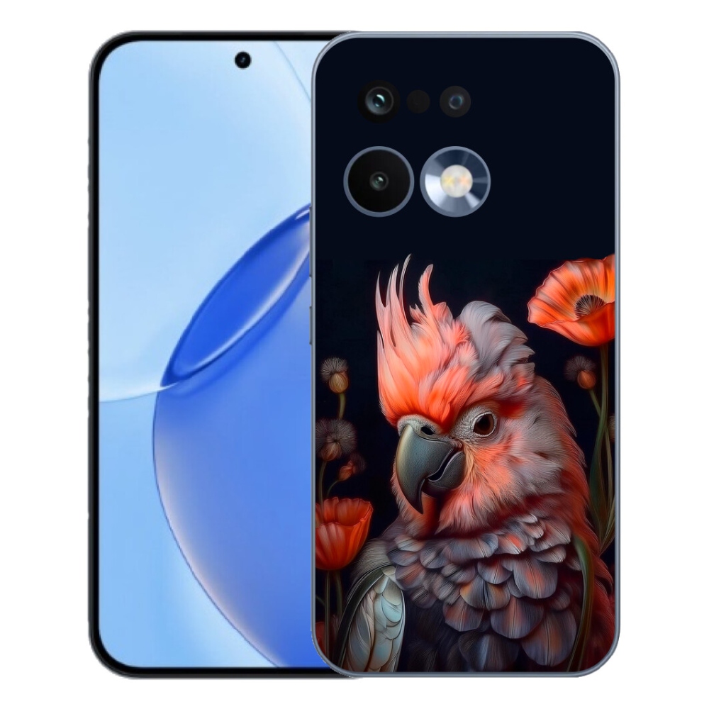 Gelový kryt mmCase na Realme 16 Pro - papoušek kakadu v barvách
