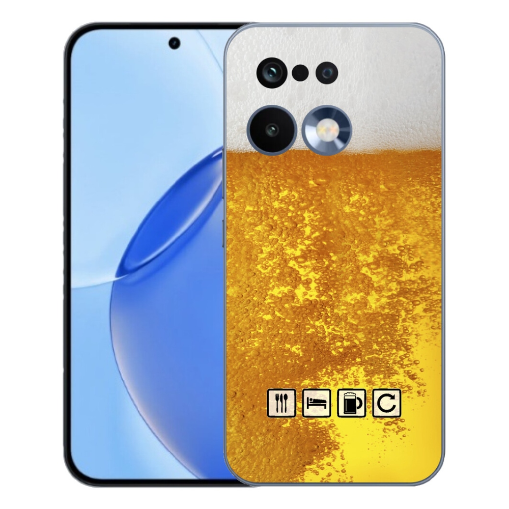 Gelový kryt mmCase na Realme 16 Pro - pivní motiv 3