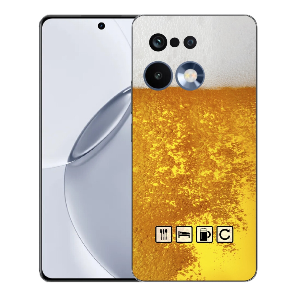 Gelový kryt mmCase na Realme 16 Pro+ - pivní motiv 3