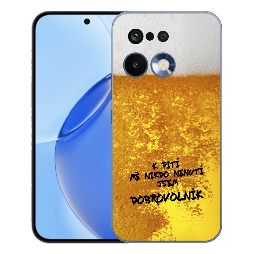 Gelový kryt mmCase na Realme 16 Pro - pivní motiv 4