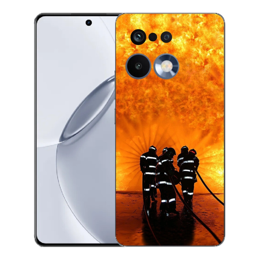 Gelový kryt mmCase na Realme 16 Pro+ - požár