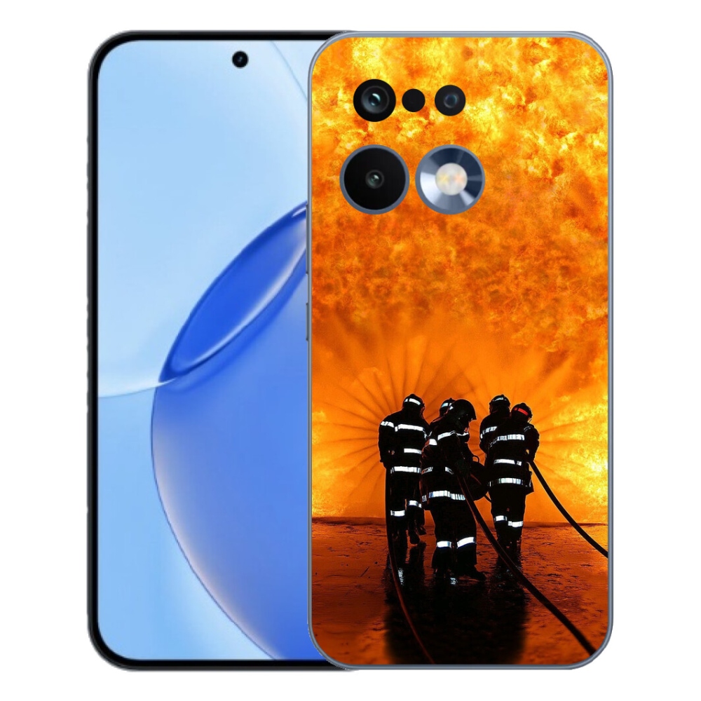 Gelový kryt mmCase na Realme 16 Pro - požár