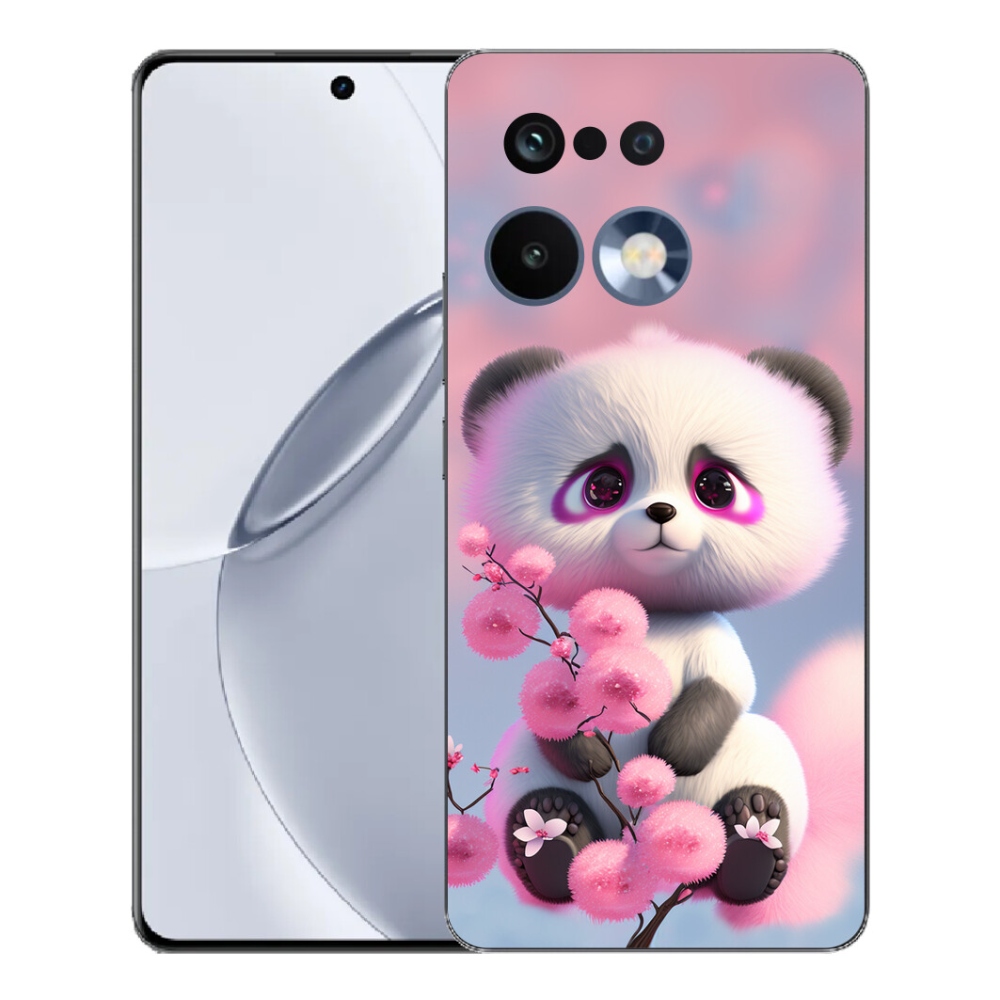 Gelový kryt mmCase na Realme 16 Pro+ - roztomilá panda 1