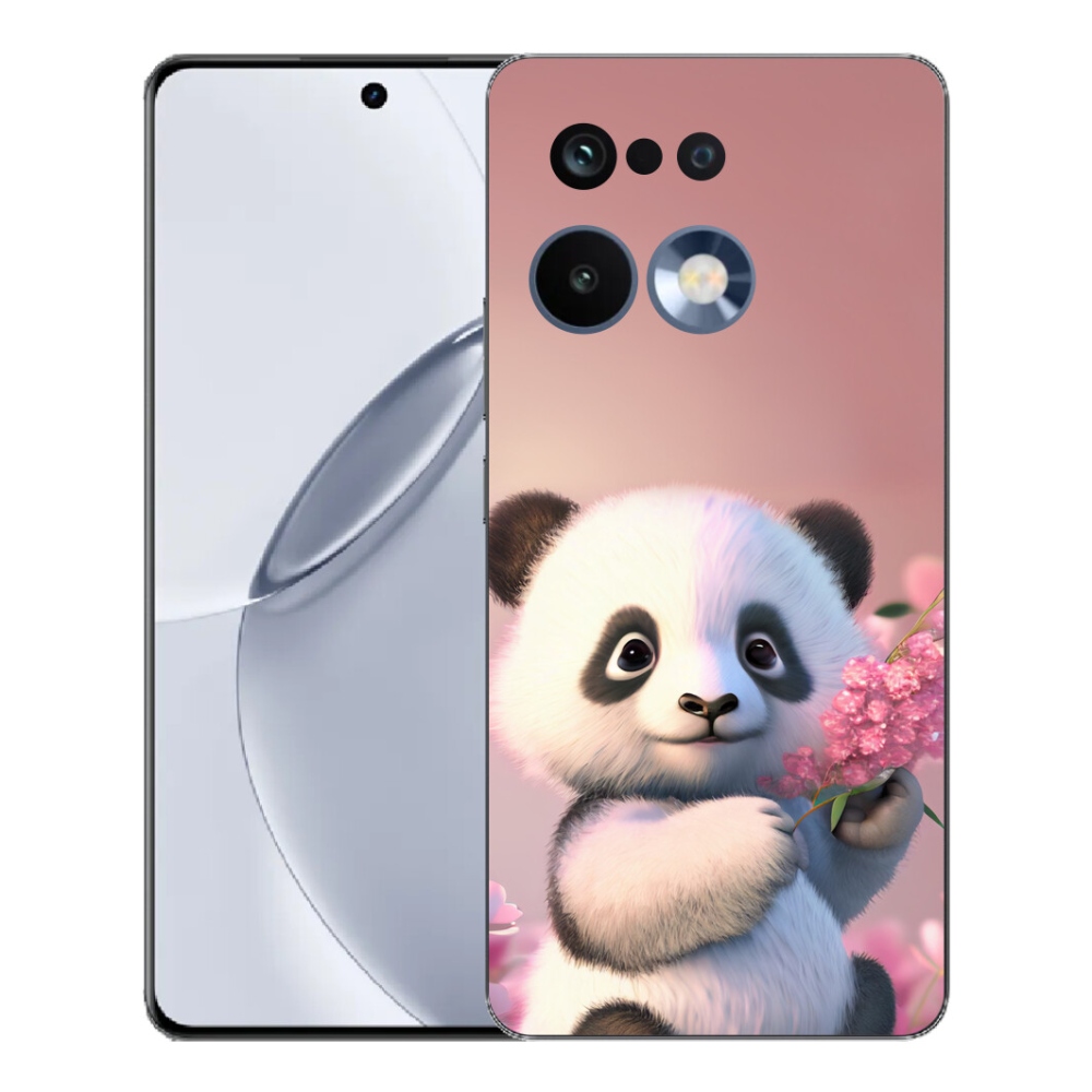 Gelový kryt mmCase na Realme 16 Pro+ - roztomilá panda
