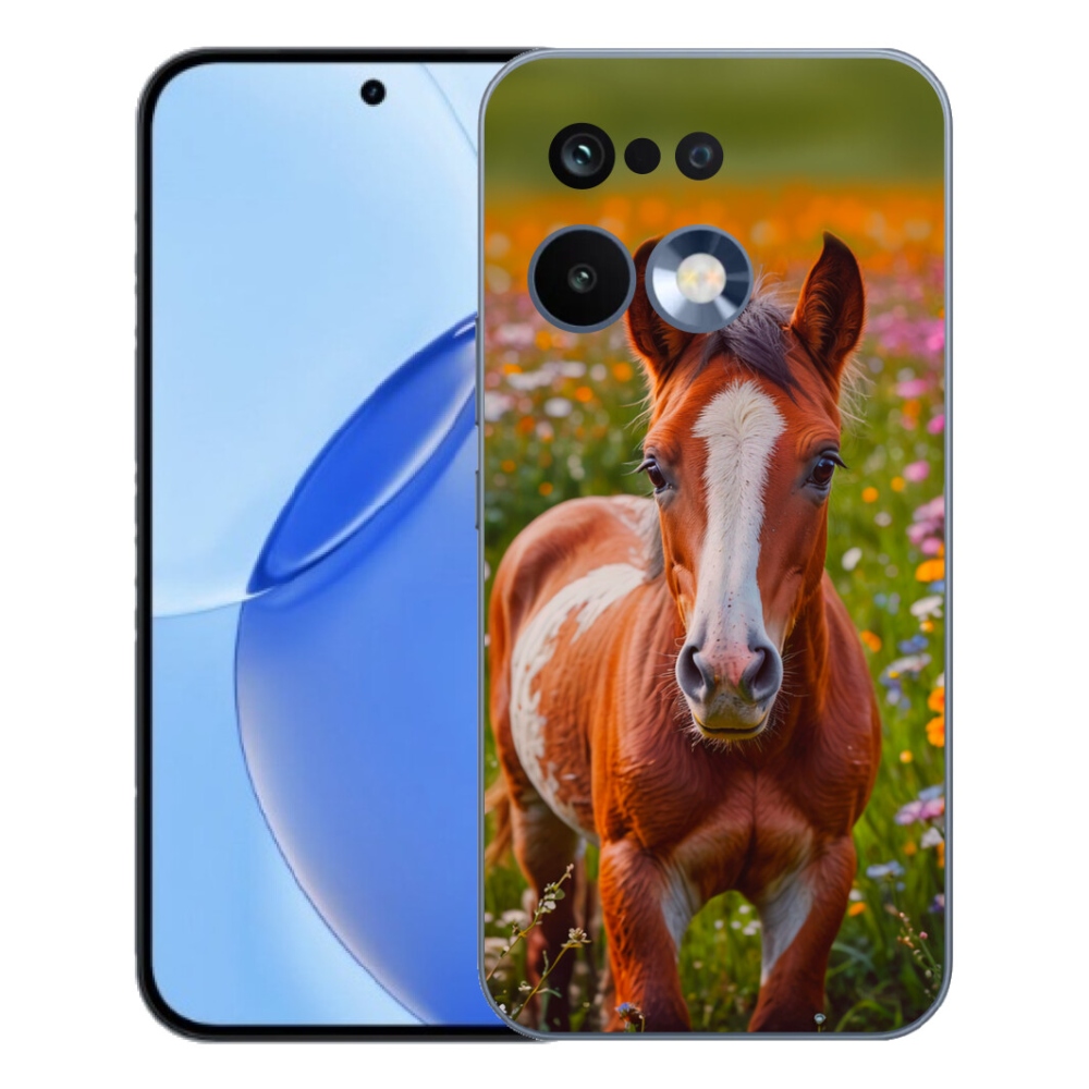 Gelový kryt mmCase na Realme 16 Pro - roztomilé hříbě