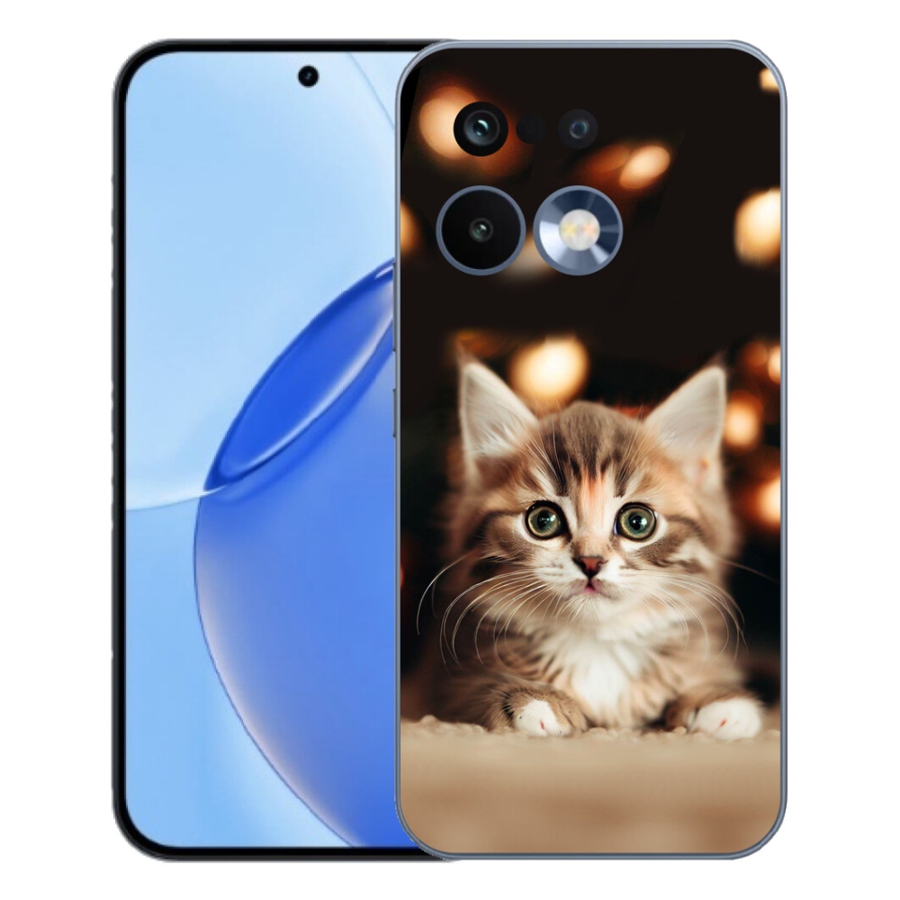 Gelový kryt mmCase na Realme 16 Pro - roztomilé kotě 2
