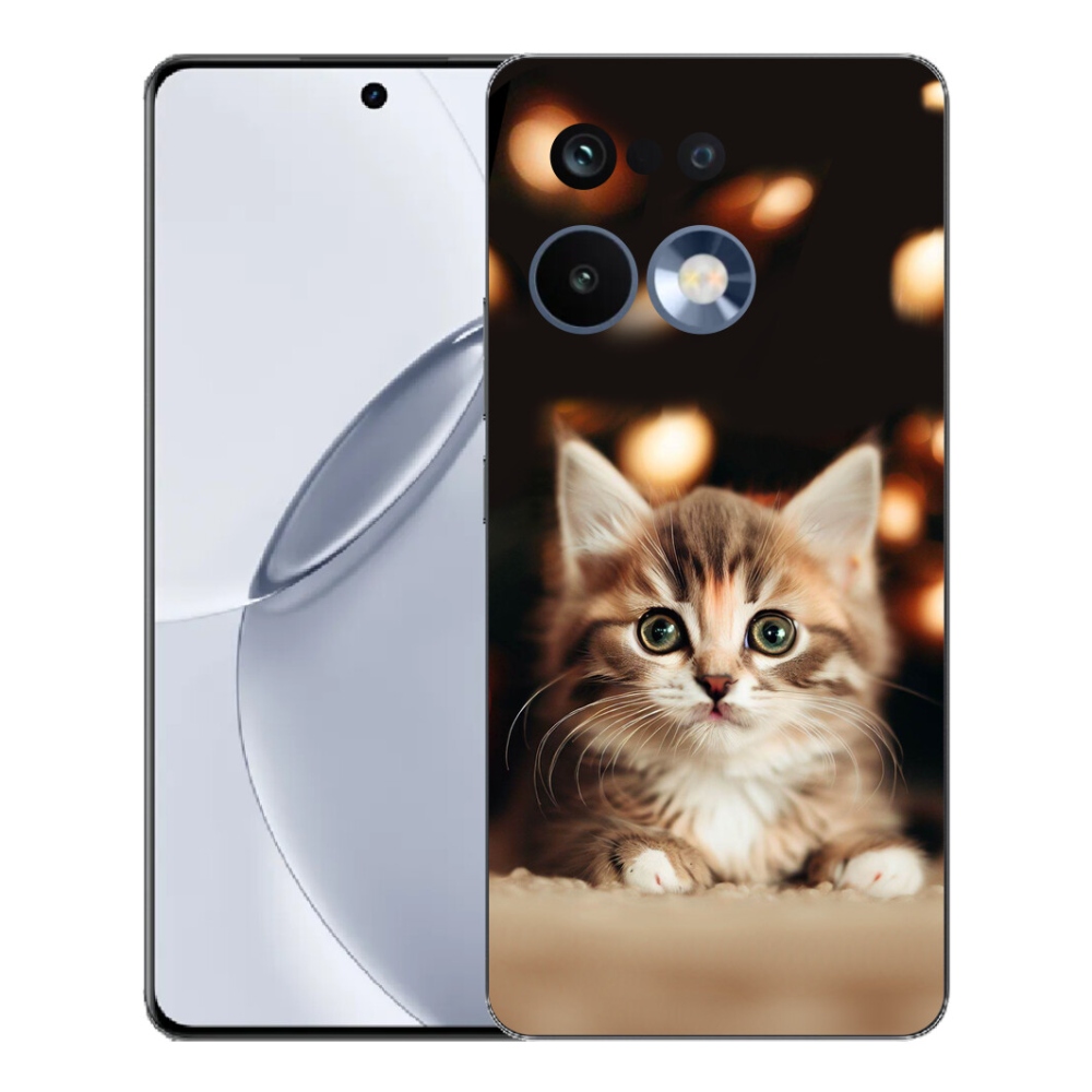 Gelový kryt mmCase na Realme 16 Pro+ - roztomilé kotě 2