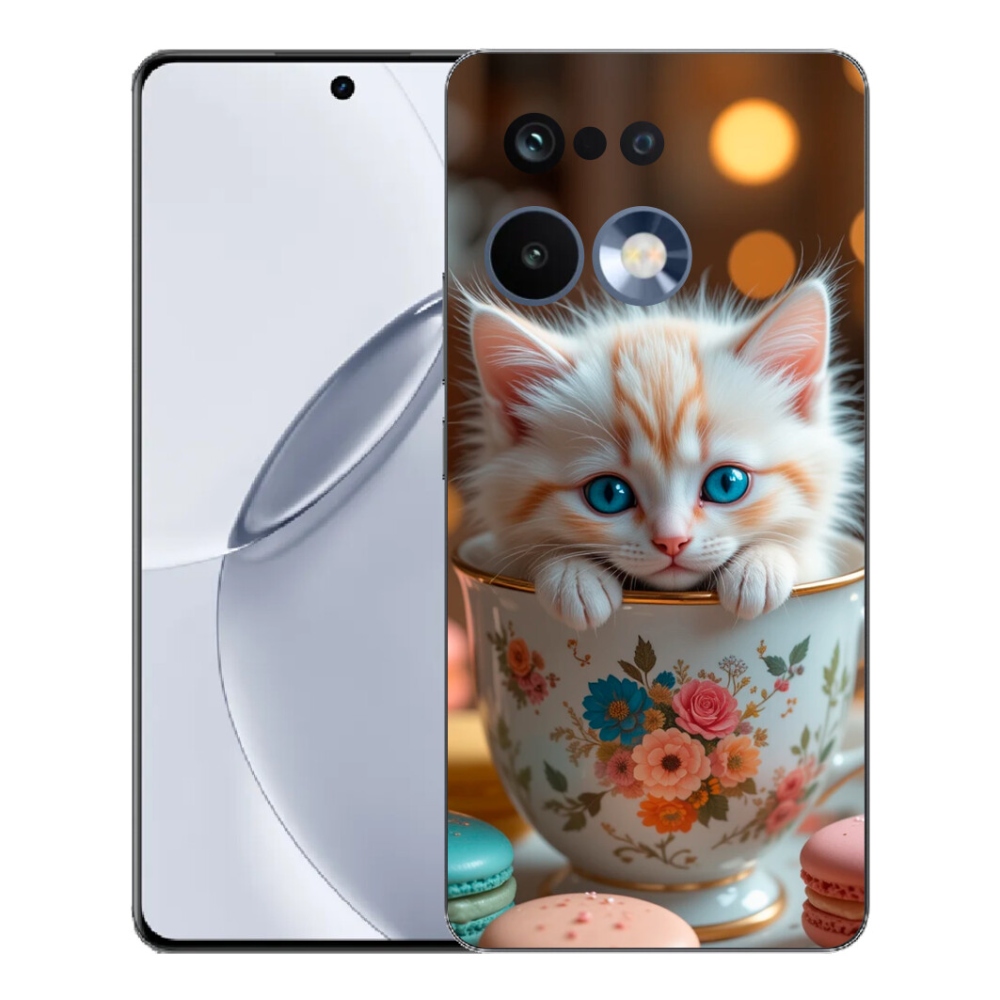 Gelový kryt mmCase na Realme 16 Pro+ - roztomilé kotě 6