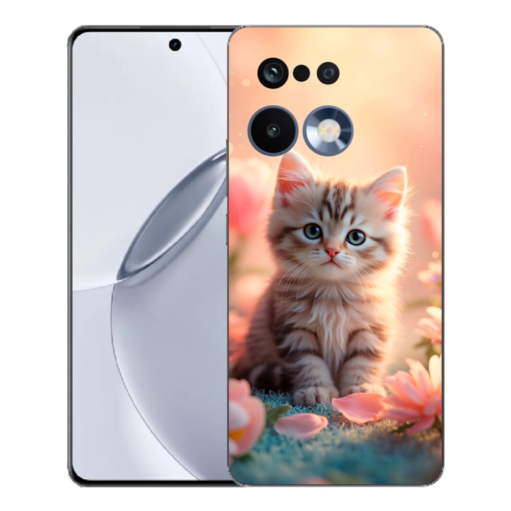 Gelový kryt mmCase na Realme 16 Pro+ - roztomilé kotě 8