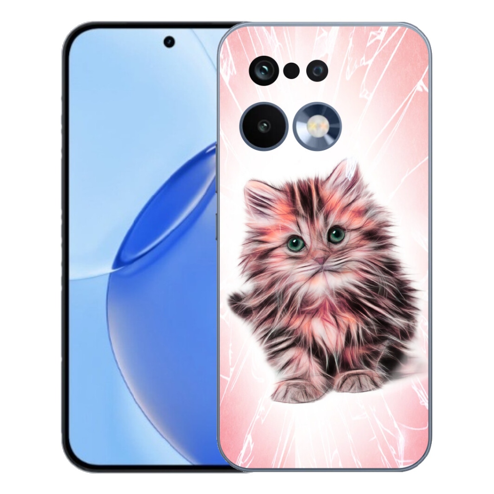 Gelový kryt mmCase na Realme 16 Pro - roztomilé kotě