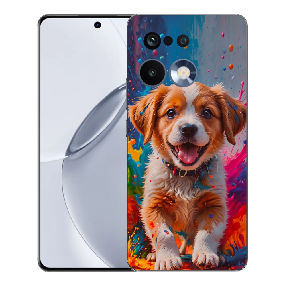 Gelový kryt mmCase na Realme 16 Pro+ - roztomilé štěně 3