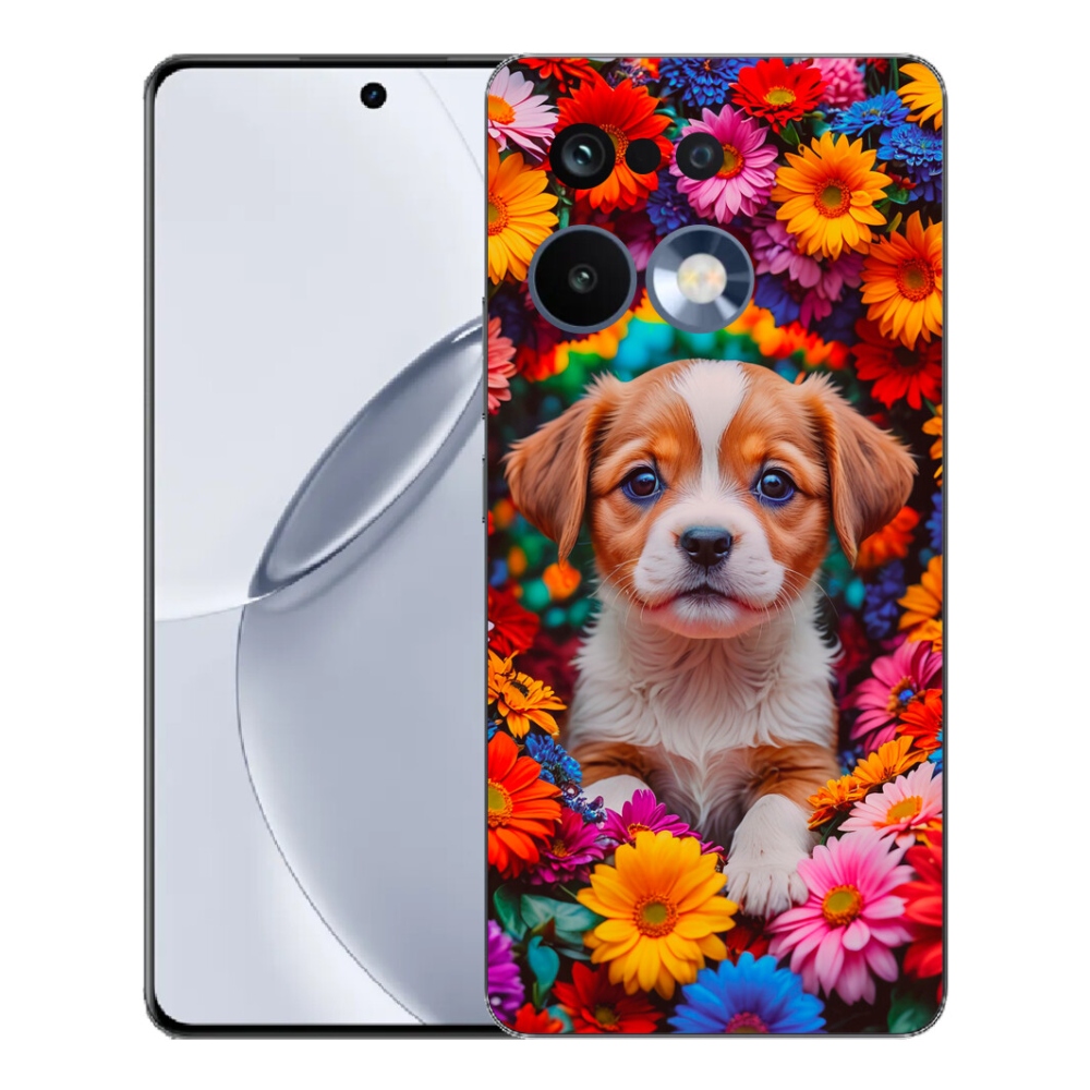 Gelový kryt mmCase na Realme 16 Pro+ - roztomilé štěně