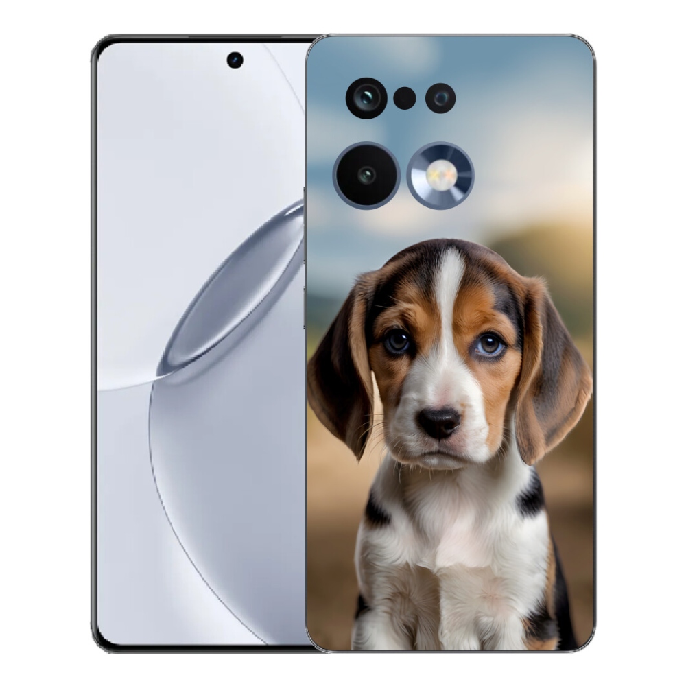 Gelový kryt mmCase na Realme 16 Pro+ - roztomilý bígl