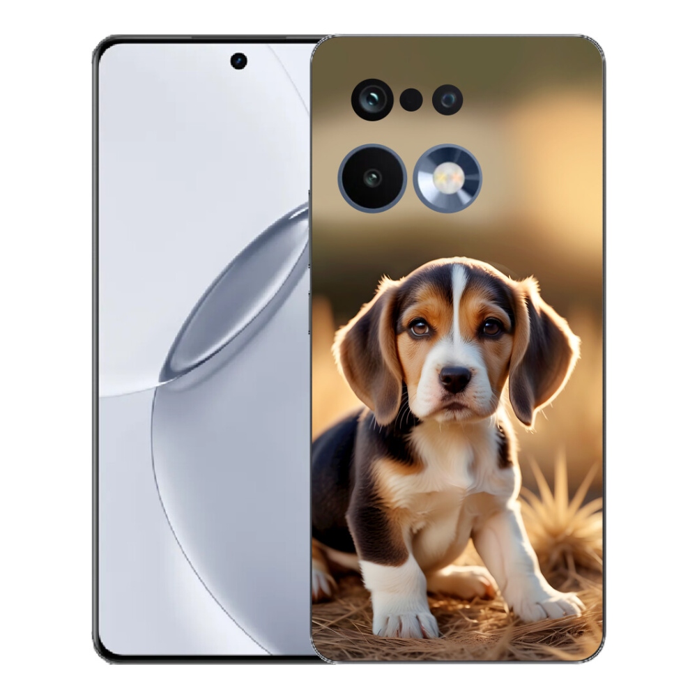 Gelový kryt mmCase na Realme 16 Pro+ - roztomilý bígl