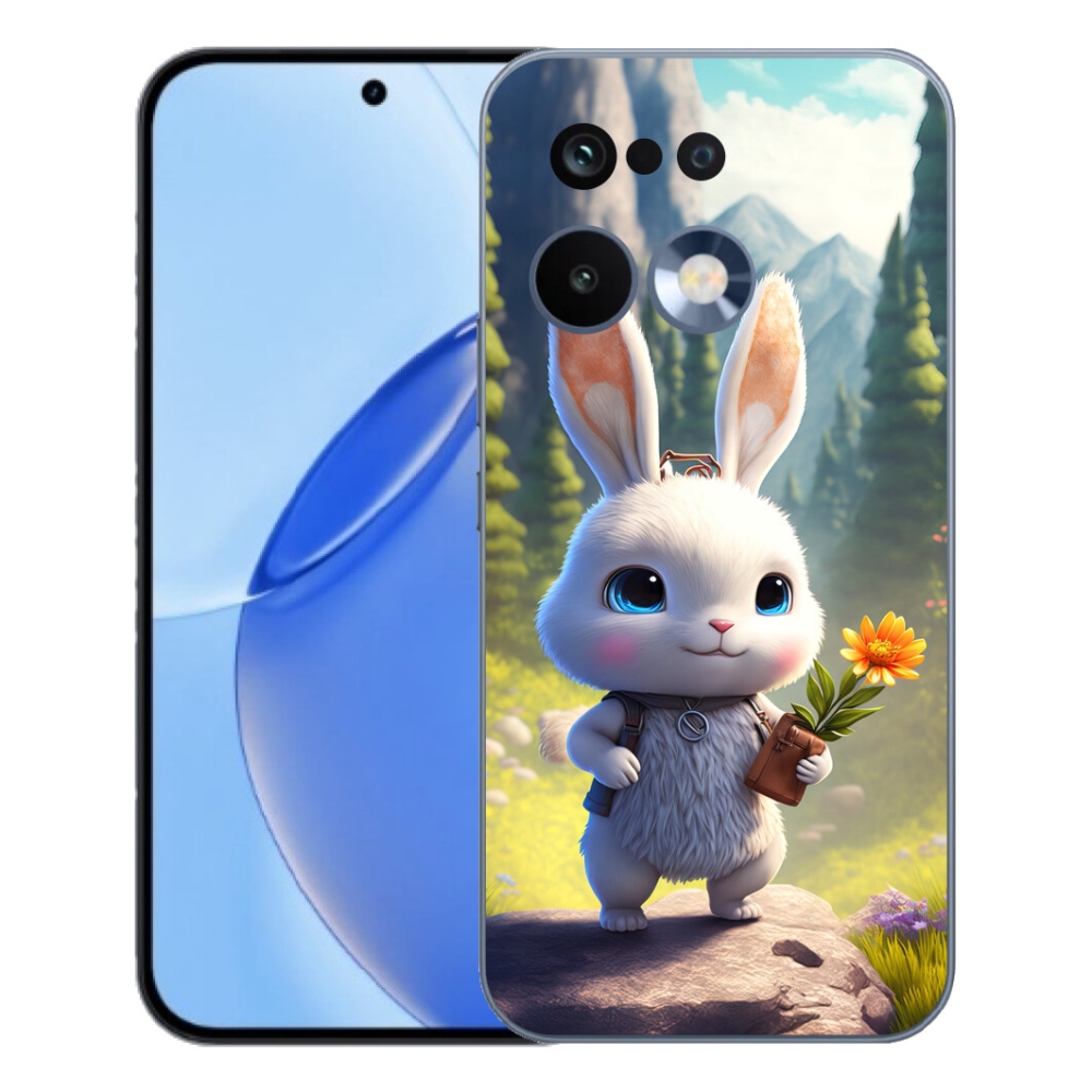 Gelový kryt mmCase na Realme 16 Pro - roztomilý králíček
