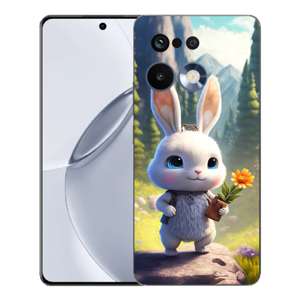 Gelový kryt mmCase na Realme 16 Pro+ - roztomilý králíček