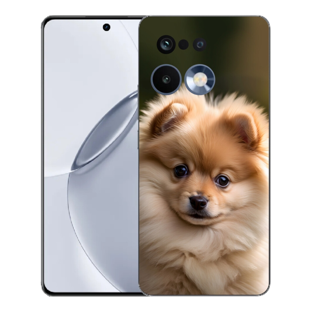 Gelový kryt mmCase na Realme 16 Pro+ - roztomilý pomeranian 2