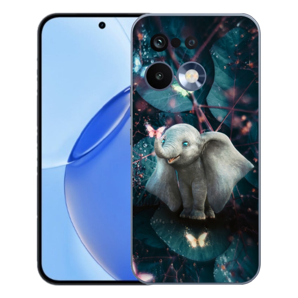 Gelový kryt mmCase na Realme 16 Pro - roztomilý slon