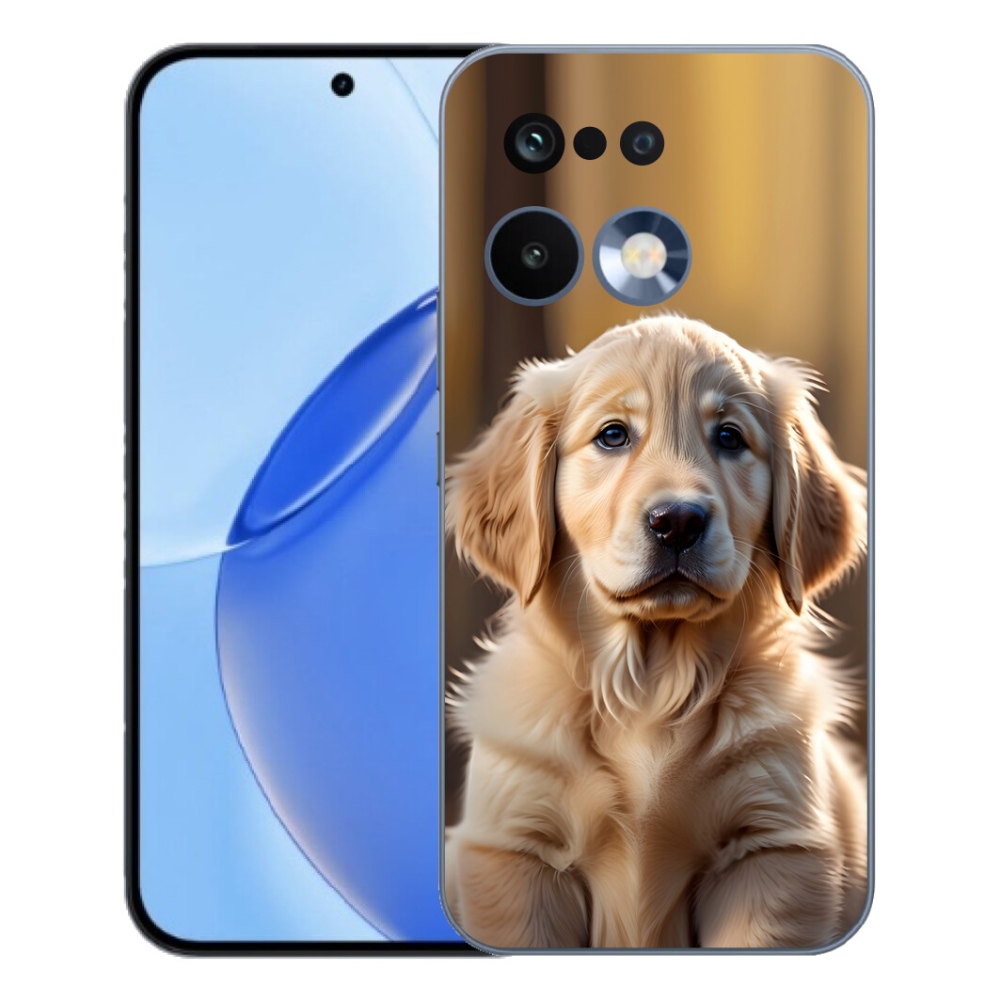 Gelový kryt mmCase na Realme 16 Pro - roztomilý zlatý retrívr