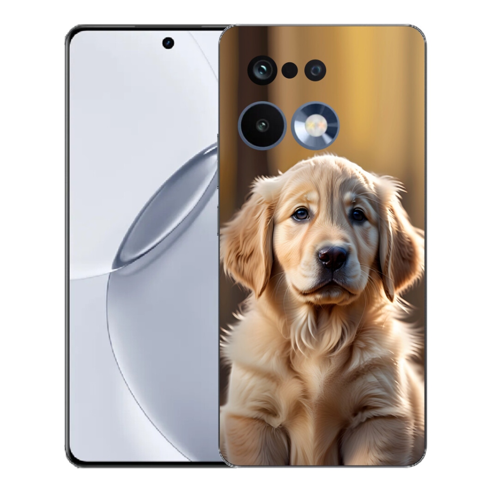 Gelový kryt mmCase na Realme 16 Pro+ - roztomilý zlatý retrívr