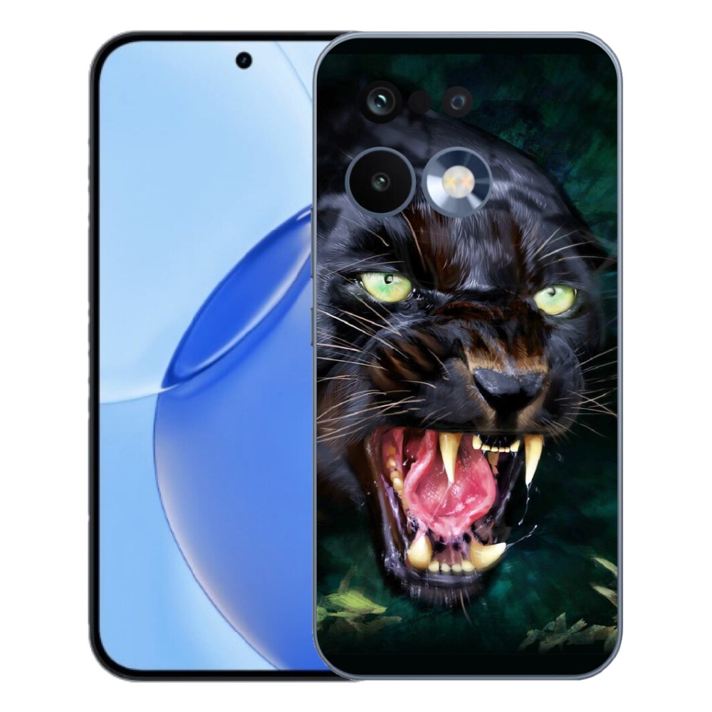 Gelový kryt mmCase na Realme 16 Pro - rozzuřený černý panter
