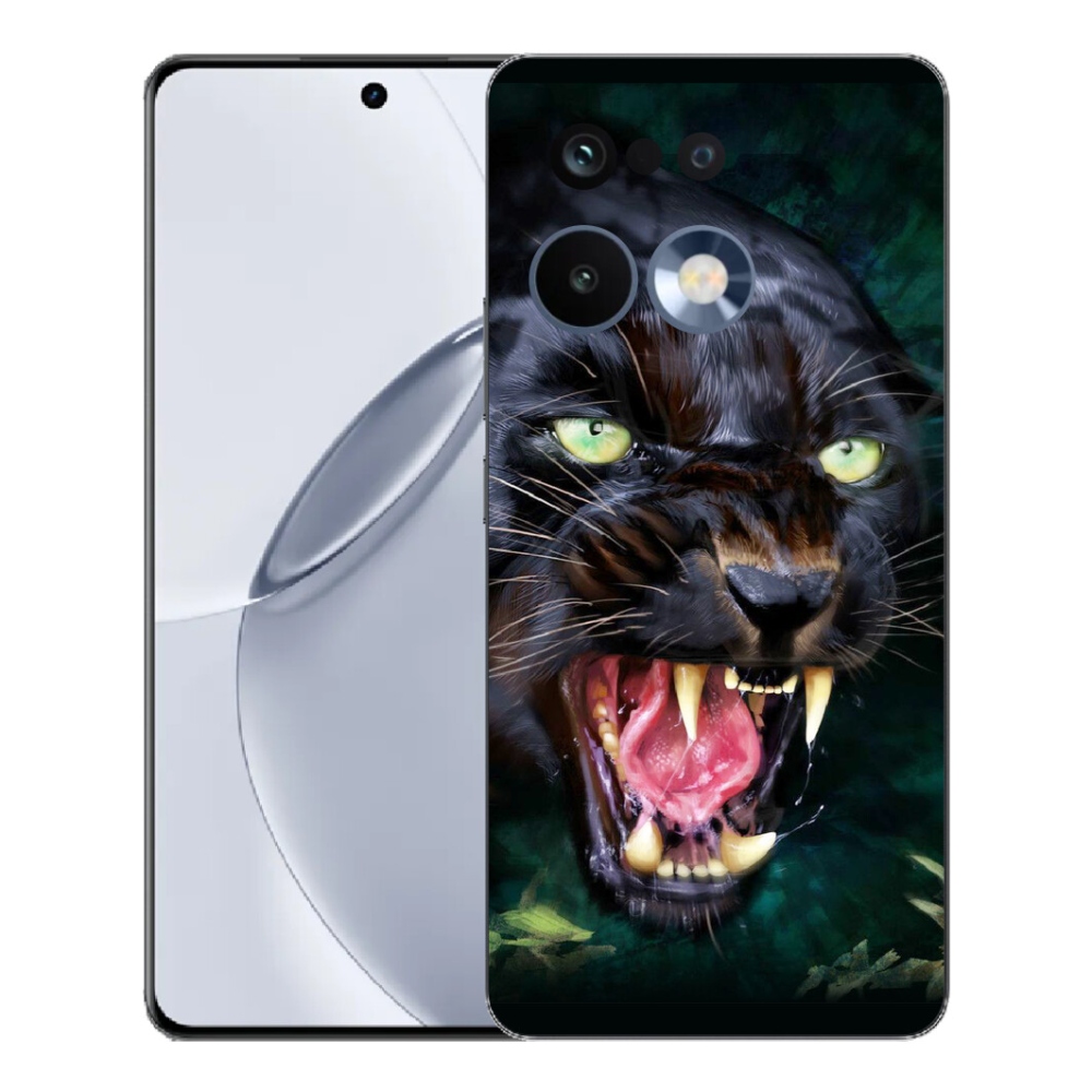 Gelový kryt mmCase na Realme 16 Pro+ - rozzuřený černý panter