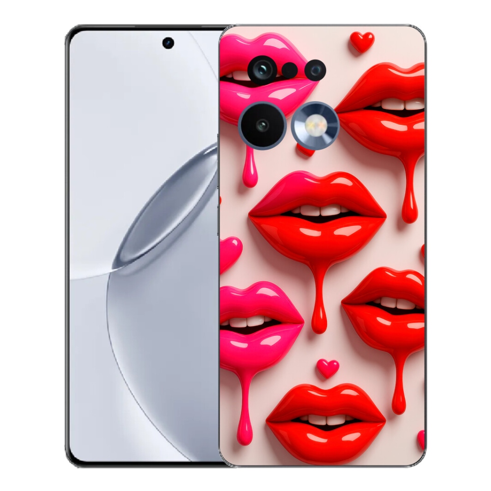 Gelový kryt mmCase na Realme 16 Pro+ - rty 2