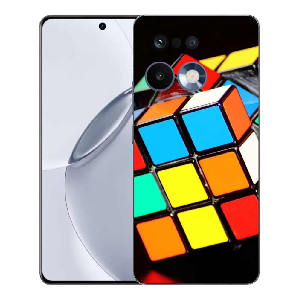 Gelový kryt mmCase na Realme 16 Pro+ - rubikova kostka